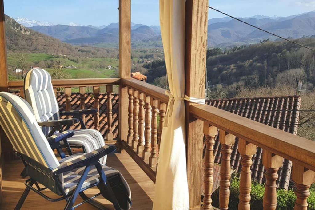 Casa rústica en Asturias con preciosas vistas Villa Borines Exterior foto